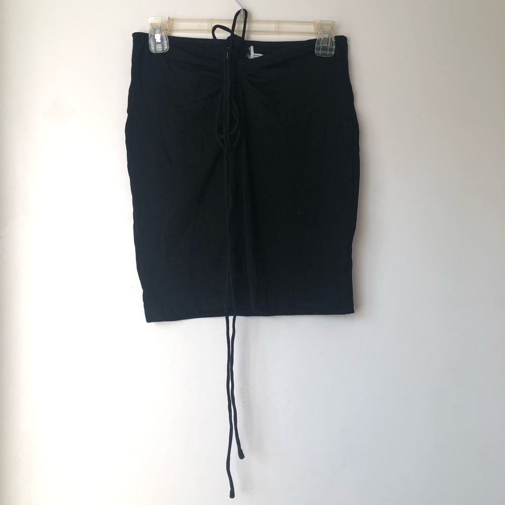 Princess Polly Dom Black Mini Skirt 10